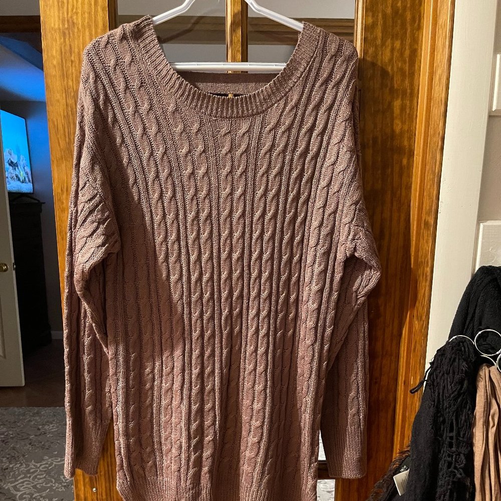 Purple Snow Sweater, Size XL, Light purple